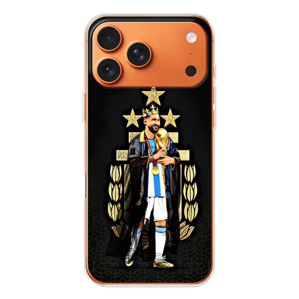 Чохли для iPhone 17 Pro Max (Leo чемпіон) (AlphaPrint) – Мессі Король