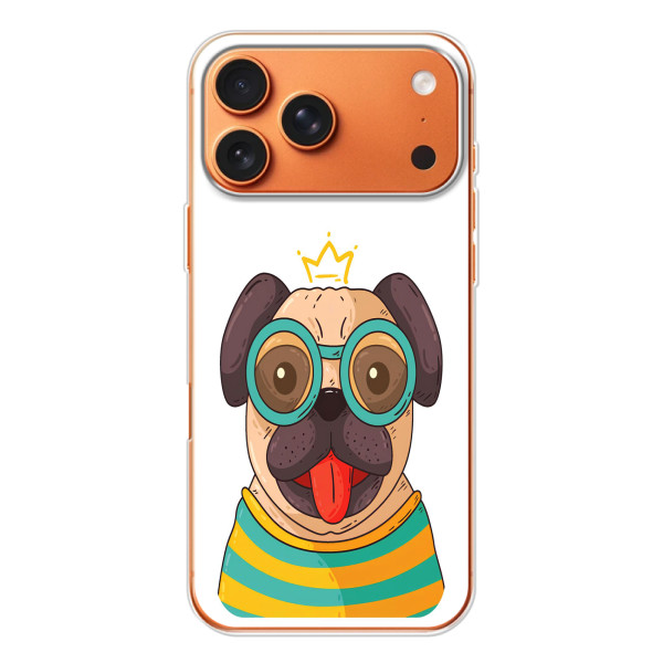 Бампер для iPhone 17 Pro Max с картинкой "Песики" – Собака Король