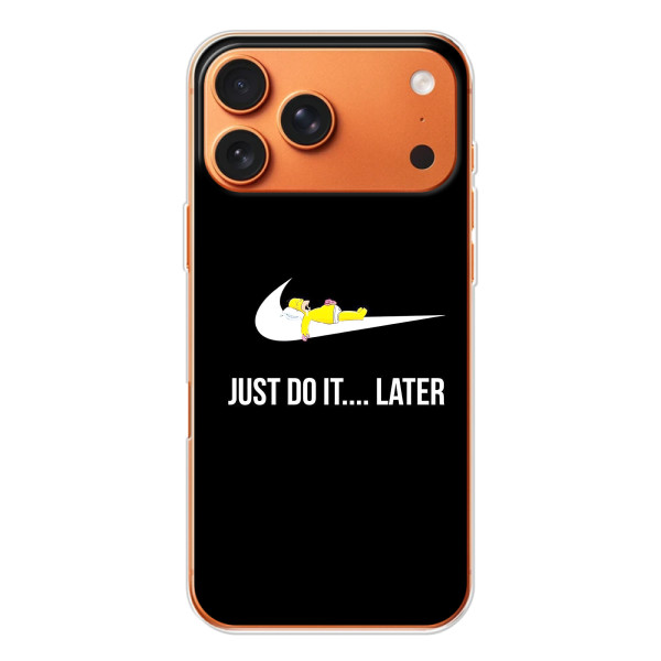 Чехол с логотипом Найк на iPhone 17 Pro Max – Nike just do it