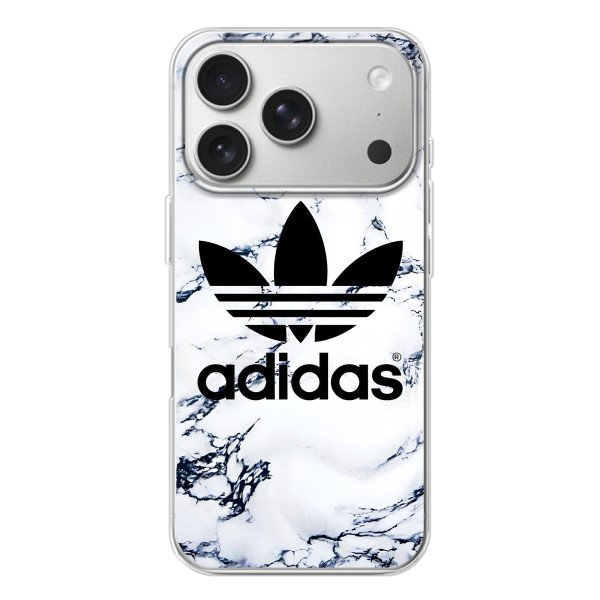 Чехлы Адидас для iPhone 17 Pro (AlphaPrint) – Адидас на мраморе