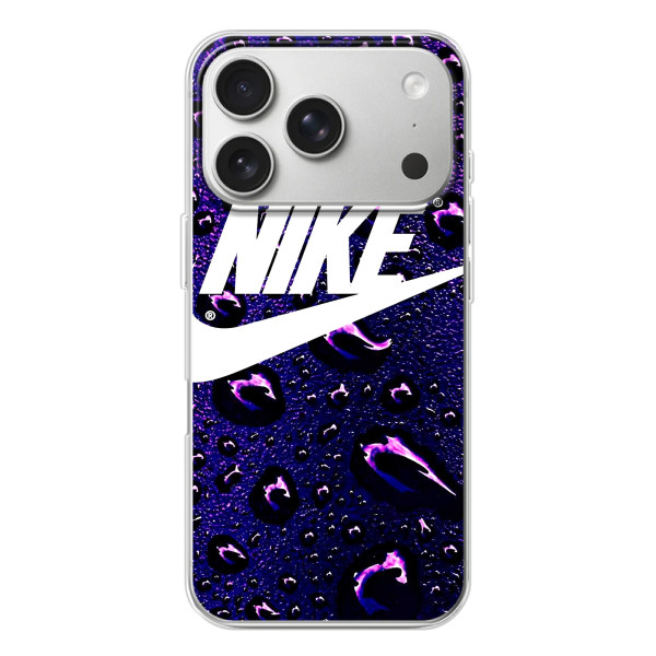 Чехол с логотипом Найк на iPhone 17 Pro – Найк на фиолетовом