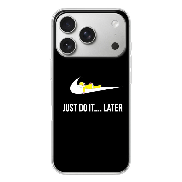 Чехол с логотипом Найк на iPhone 17 Pro – Nike just do it