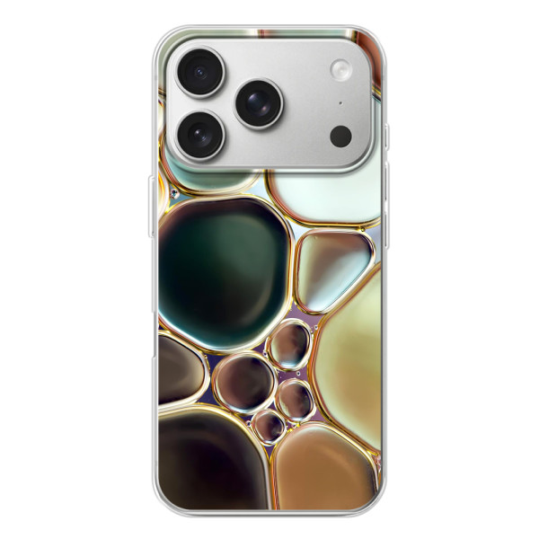 Мраморный чехол на iPhone 17 Pro (VPrint) – Радужный Мрамор