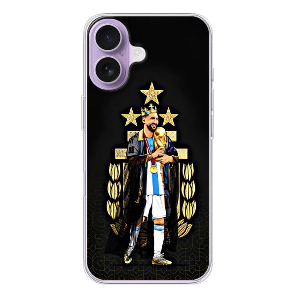 Чохли для iPhone 17 (Leo чемпіон) (AlphaPrint) – Мессі Король