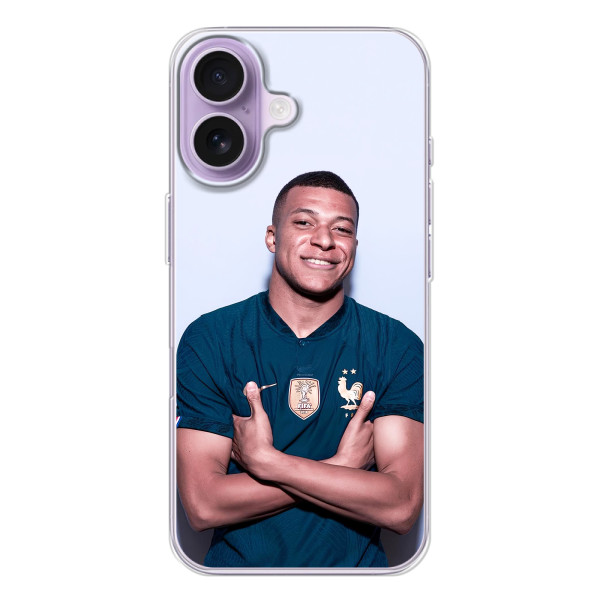 Чехол (TPU) с Футболистом на iPhone 17 – Мбаппешичка