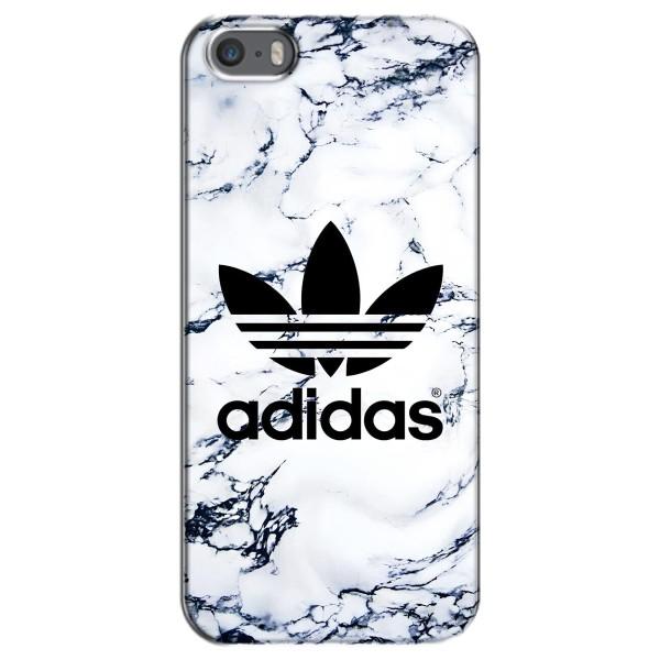 Чехлы Адидас для iPhone 5 / 5s / SE (AlphaPrint) – Адидас на мраморе