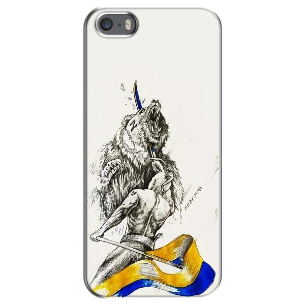 Чехлы Доброго вечора, ми за України для Айфон 5 / 5с / СЕ (AlphaPrint) – Победа