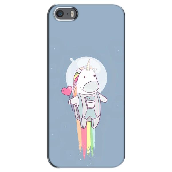 Чехол Unicorn на iPhone 5 / 5s / SE – Единорог космонавт