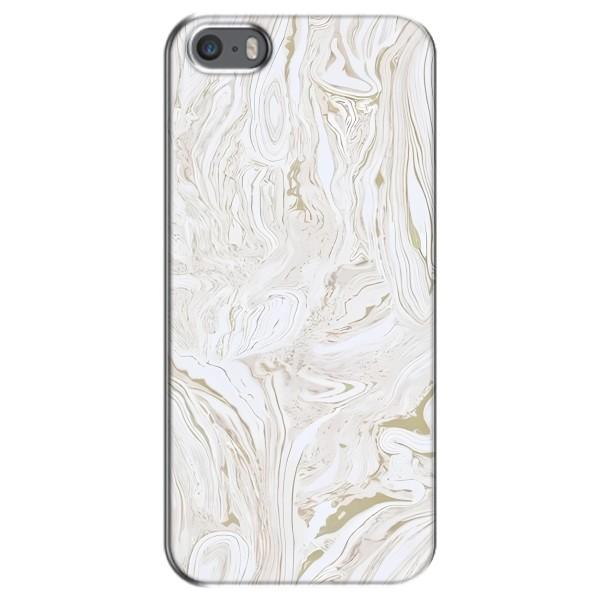 Мраморный чехол на iPhone 5 / 5s / SE (VPrint) – Белый мрамор