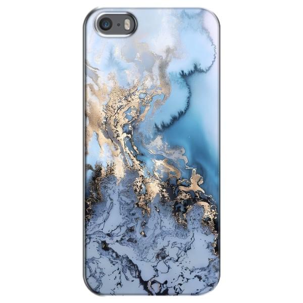 Мраморный чехол на iPhone 5 / 5s / SE (VPrint) – Нежный мрамор