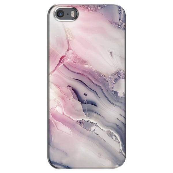 Мраморный чехол на iPhone 5 / 5s / SE (VPrint) – Пурпурный Мрамор