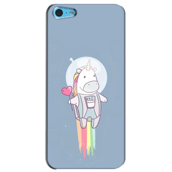 Чехол Unicorn на iPhone 5c – Единорог космонавт