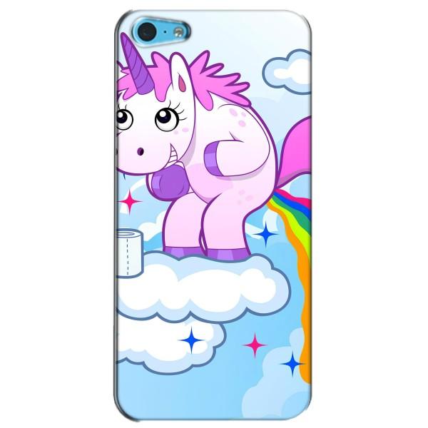 Чехол Unicorn на iPhone 5c – Радуга единорожка