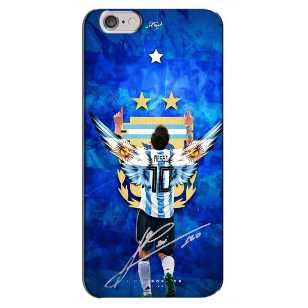 Чехлы для iPhone 6 Plus / 6s Plus (Leo чемпион) (AlphaPrint) – Месси сборная