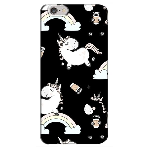 Чехол Unicorn на iPhone 6 Plus / 6s Plus – Единорог с кофе