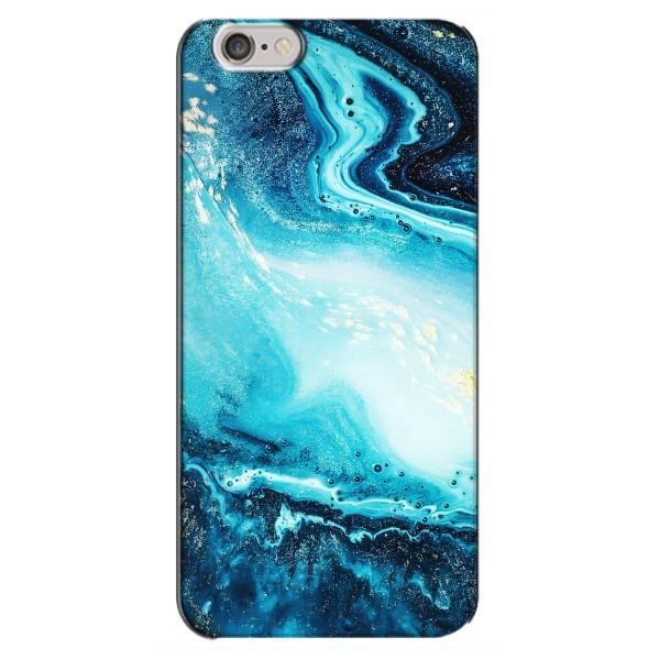 Мраморный чехол на iPhone 6 Plus / 6s Plus (VPrint) – Голубой мрамор