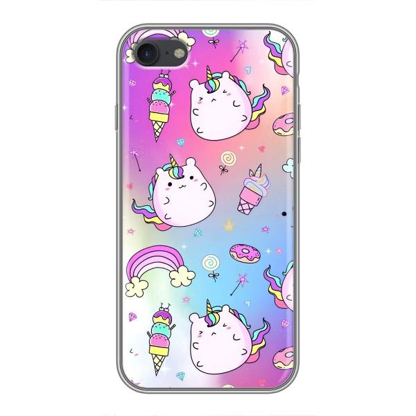 Чохол Unicorn на iPhone 6 / 6s – Веселка і Єдинорог