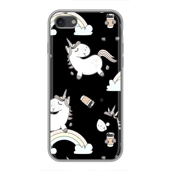 Чохол Unicorn на iPhone 7 – Єдинорог з кавою