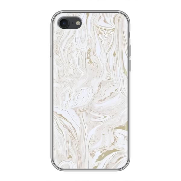 Мраморный чехол на iPhone 7 (VPrint) – Белый мрамор