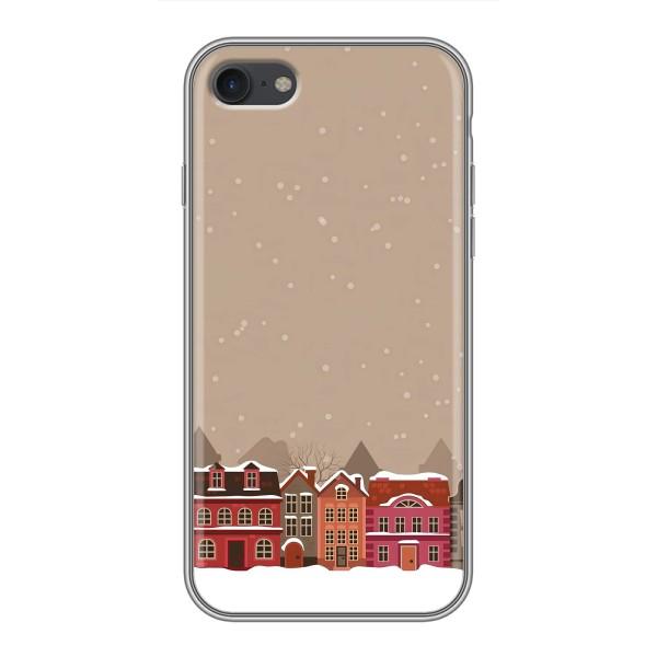 Новорічні, Святкові Чохли для iPhone 7 - 2024 год – Зимове місто