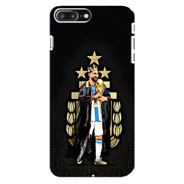 Чехлы для iPhone 8 Plus (Leo чемпион) (AlphaPrint) – Месси Король