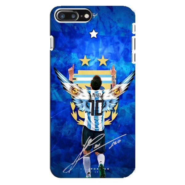 Чехлы для iPhone 8 Plus (Leo чемпион) (AlphaPrint) – Месси сборная