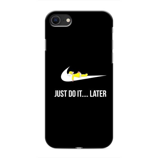 Чехол с логотипом Найк на iPhone SE (2020) – Nike just do it