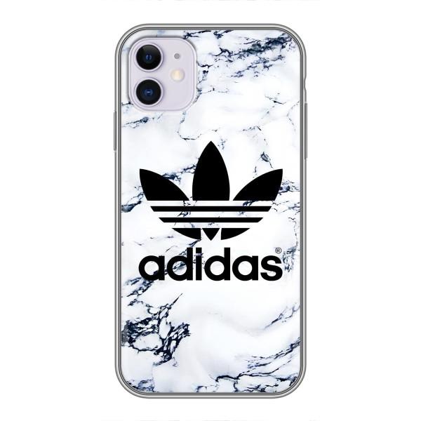 Чехлы Адидас для iPhone 11 (AlphaPrint) – Адидас на мраморе