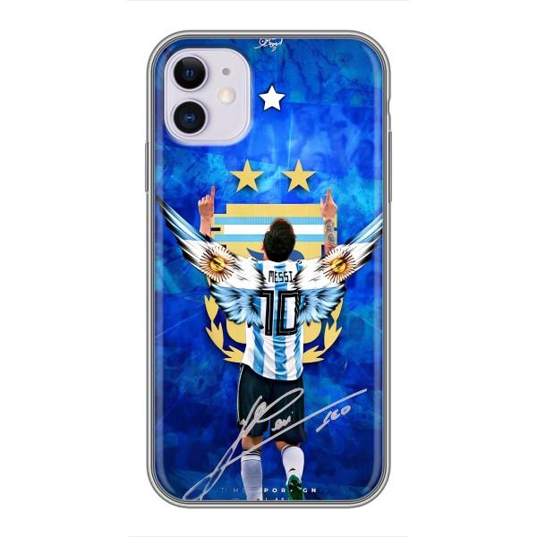 Чохли для iPhone 11 (Leo чемпіон) (AlphaPrint) – Мессі збірна