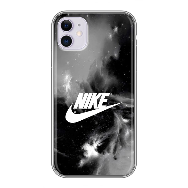 Чехол с логотипом Найк на iPhone 11 – Найк дымчатый