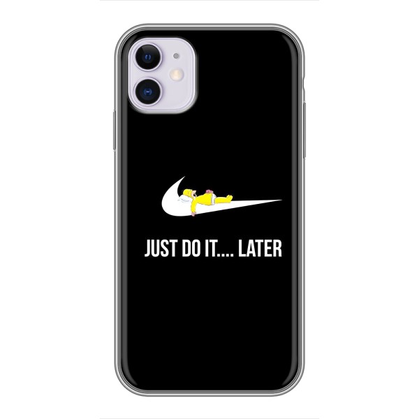 Чехол с логотипом Найк на iPhone 11 – Nike just do it