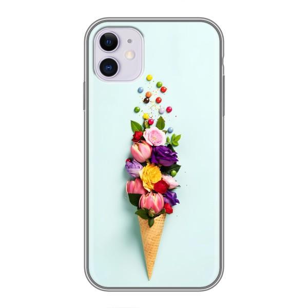 Чохли з тематикою "КВІТИ" на iPhone 11 – Квітка-морозиво