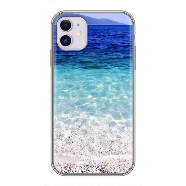 Силиконовый чехол с КАРТИНКАМИ лето для iPhone 11 (AlphaPrint) – Море