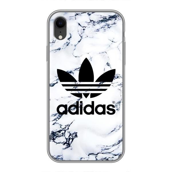 Чехлы Адидас для iPhone Xr (AlphaPrint) – Адидас на мраморе