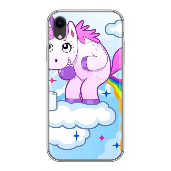 Чохол Unicorn на iPhone Xr – Веселка Єдиноріга