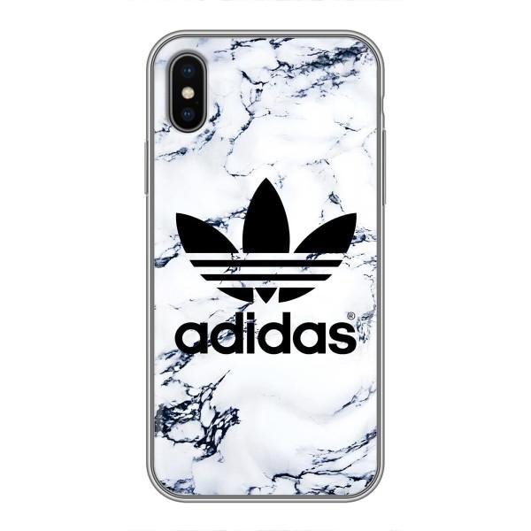 Чохли Адидас для iPhone Xs Max (AlphaPrint) – Адідас на мраморі