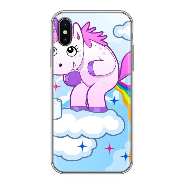 Чохол Unicorn на iPhone Xs Max – Веселка Єдиноріга
