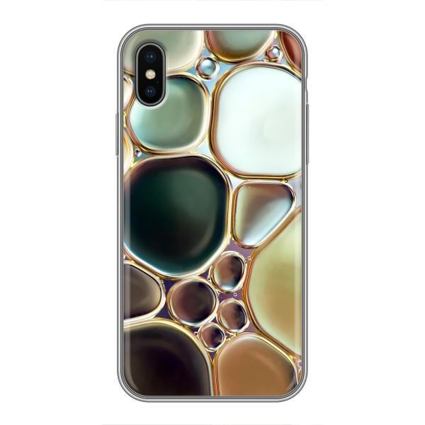 Мраморний чехол на iPhone Xs Max (VPrint) – Радужний Мрамор