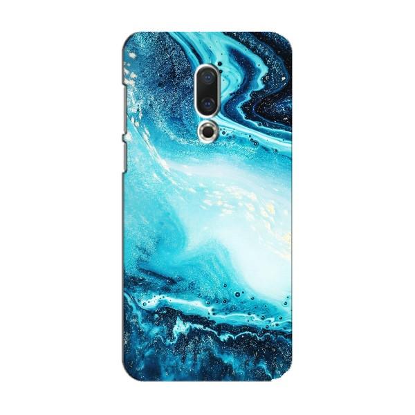 Мраморный чехол на Meizu 15 (VPrint) – Голубой мрамор
