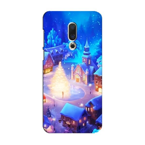 Рождественские Чехлы для Meizu 15 (VPrint) – Рождественский город