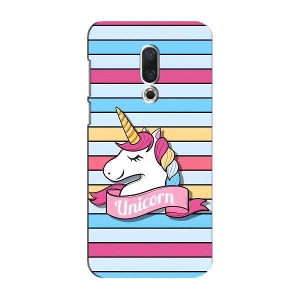 Чехол для Мейзу 16 Плюс - (Единорожки - Новинки) (AlphaPrint) – Unicorn