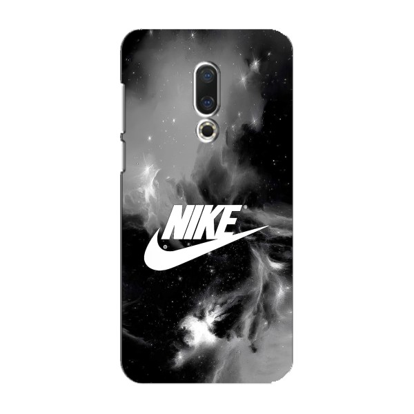 Чехол с логотипом Найк на Meizu 16 Plus – Найк дымчатый