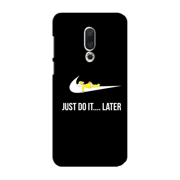 Чехол с логотипом Найк на Meizu 16 Plus – Nike just do it