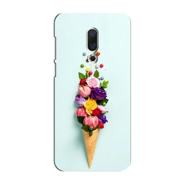 Чохли з тематикою "КВІТИ" на Meizu 16 Plus – Квітка-морозиво