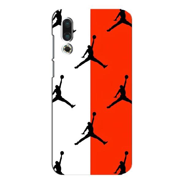 Чехлы для Meizu 16s - с картинкой JORDAN (AlphaPrint) – Лого Джордан