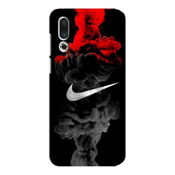 Чохол з логтипом Найк на Meizu 16s – Найк на чорному