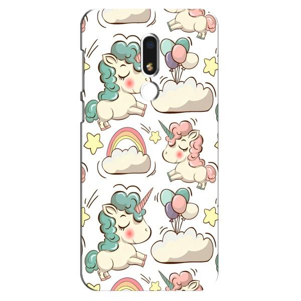 Чехол для Мейзу М8 Лайт - (Единорожки - Новинки) (AlphaPrint) – Единорожки