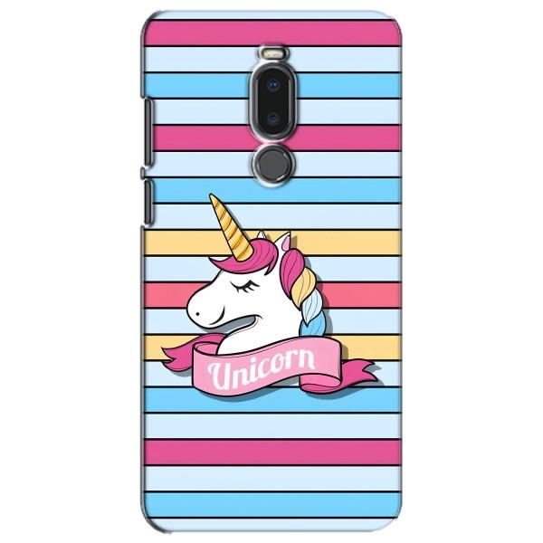 Чехол для Мейзу Ноте 8 - (Единорожки - Новинки) (AlphaPrint) – Unicorn
