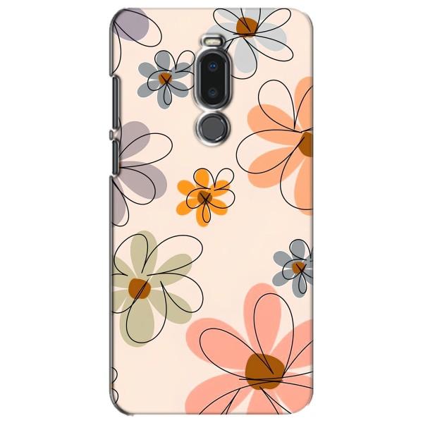 Чохол з квітковим принтом на Мейзу Ноут 8 – Кольорові квіти