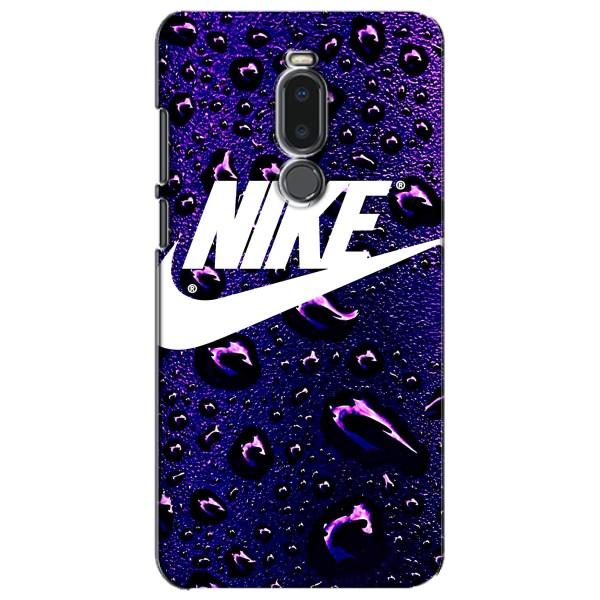 Чохол з логтипом Найк на Meizu Note 8 – Найк на фіолетовому